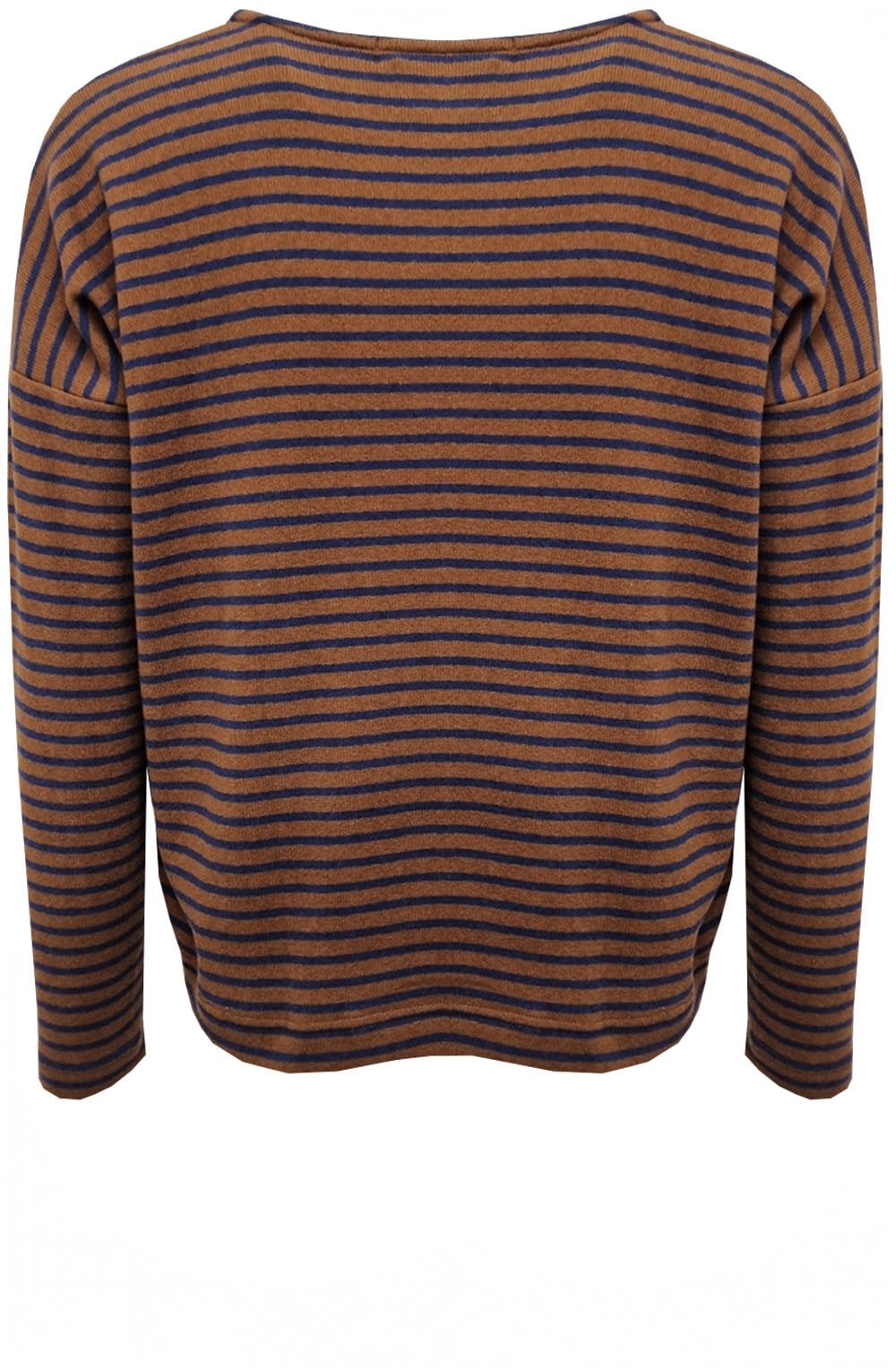 Cannella Tan Navy Striped Milis Sweater