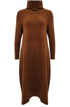 Cannella Tan Tiramisu Cowl Neck Dress
