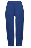 Cervo Officina Casual Fit Linen Trousers