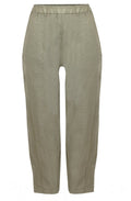Cervo Sabba Casual Fit Linen Trousers