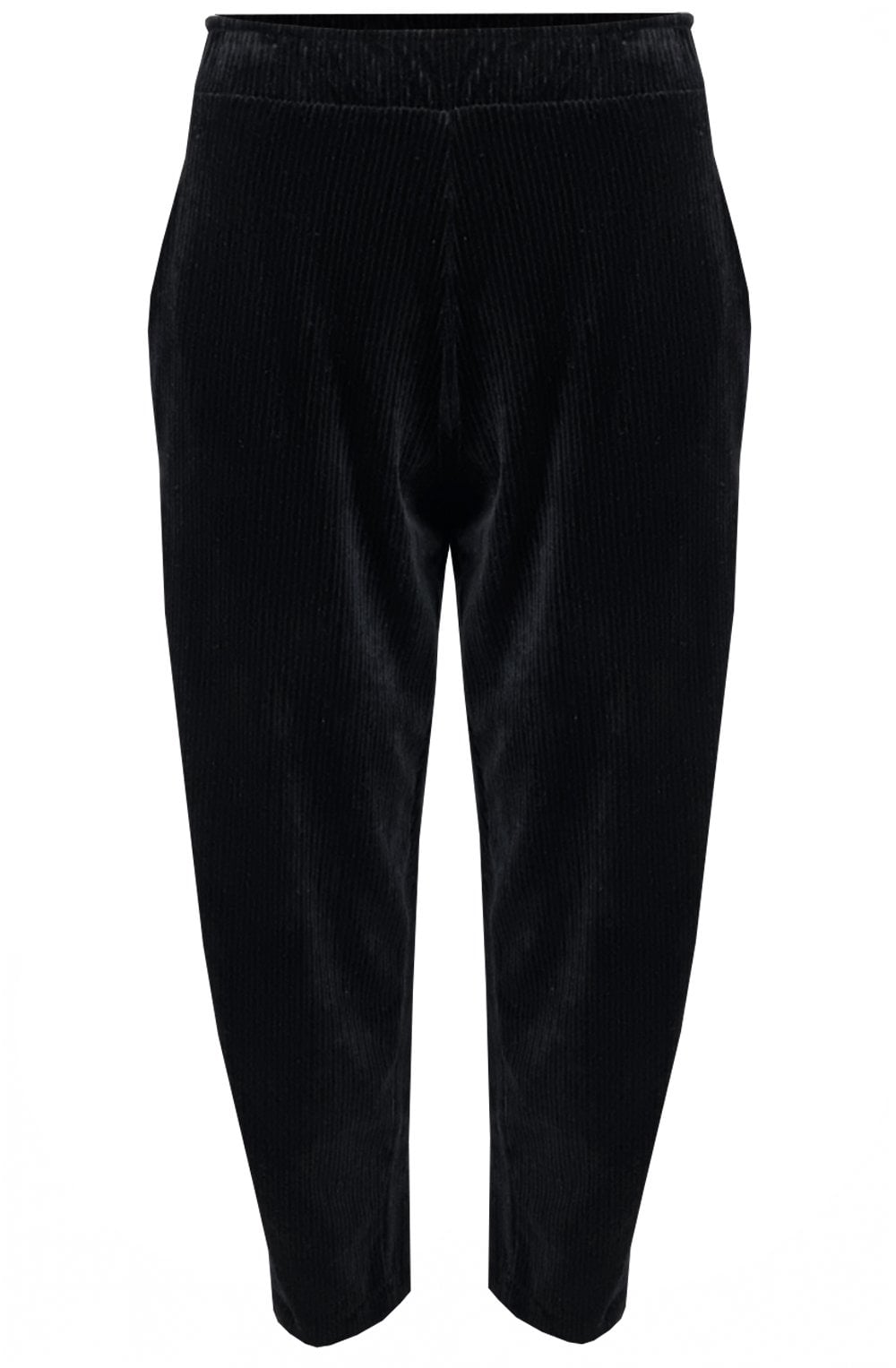 Cervo ST Nero Black Cord Trousers