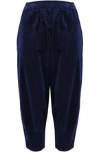 Cervo V Laguna Navy Fine Cord Trousers