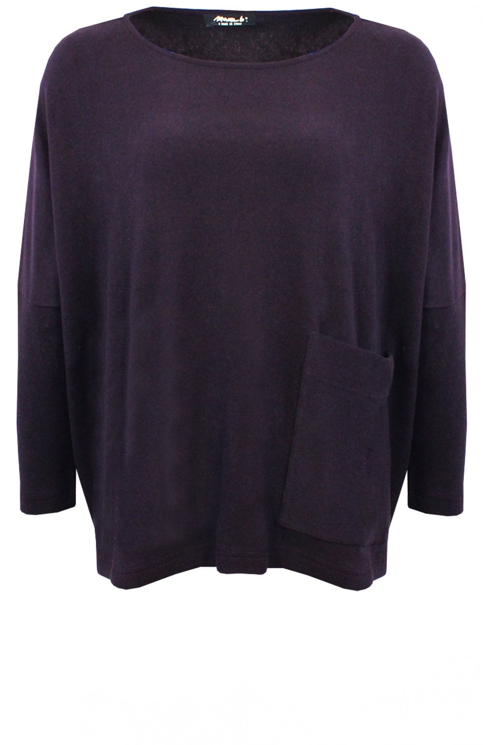 Choux Radicchio Fine Knit Top