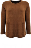 Colla M Cannella Tan Double Pocket Jumper