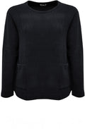 Colla M Nero Black Double Pocket Jumper