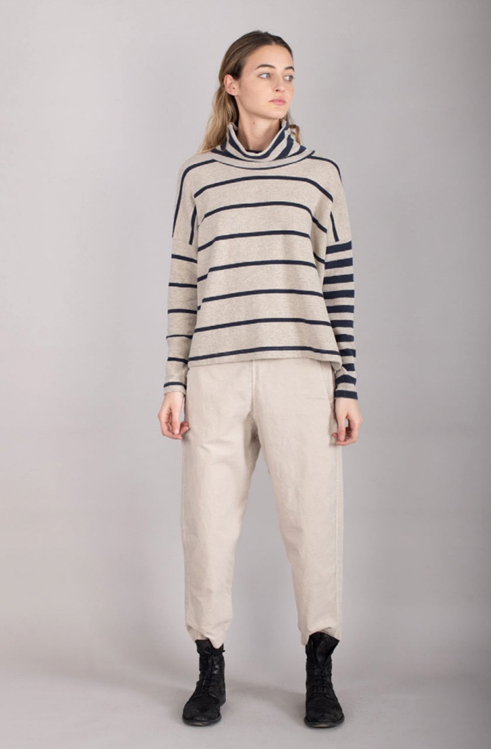 Cream Fine Cord Trousers
