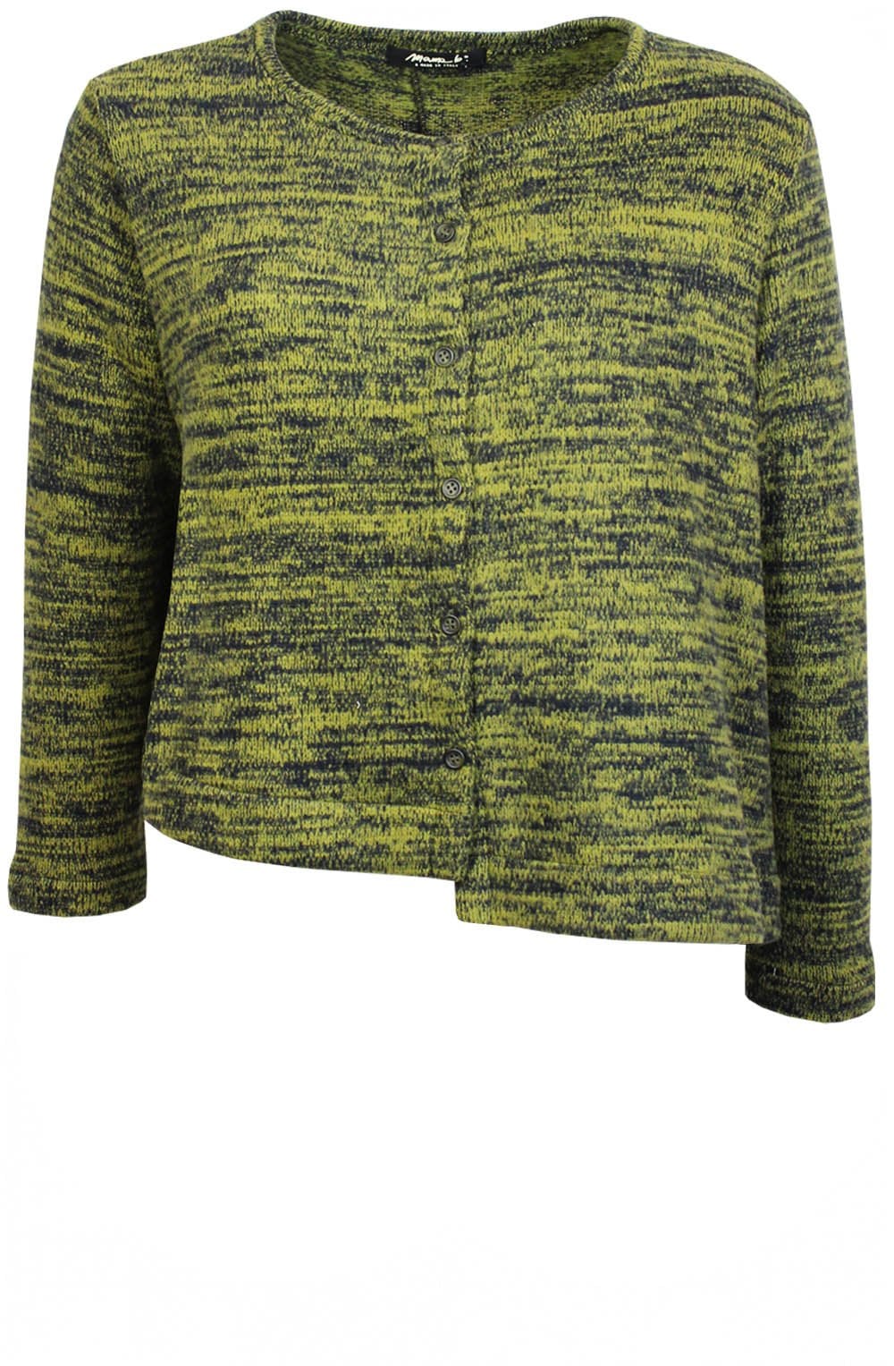 Crema Olio Asymmetric Cardigan