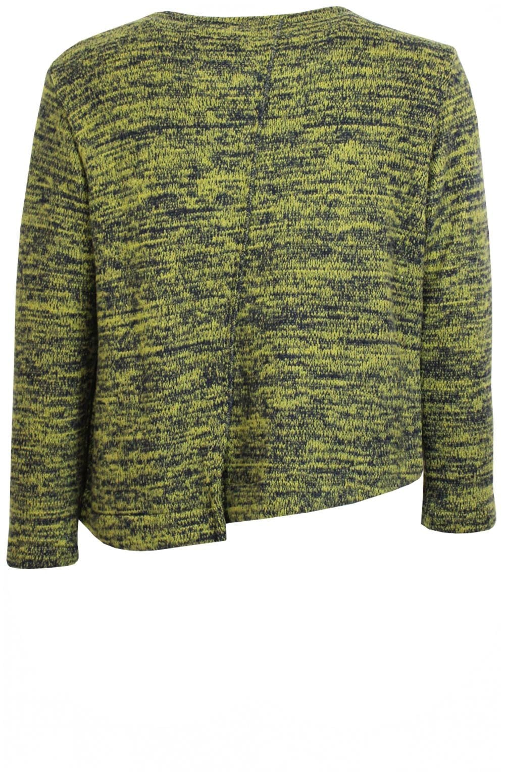 Crema Olio Asymmetric Cardigan