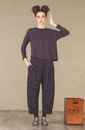 Crema Radicchio Asymmetric Cardigan