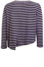Crema Radicchio Asymmetric Cardigan