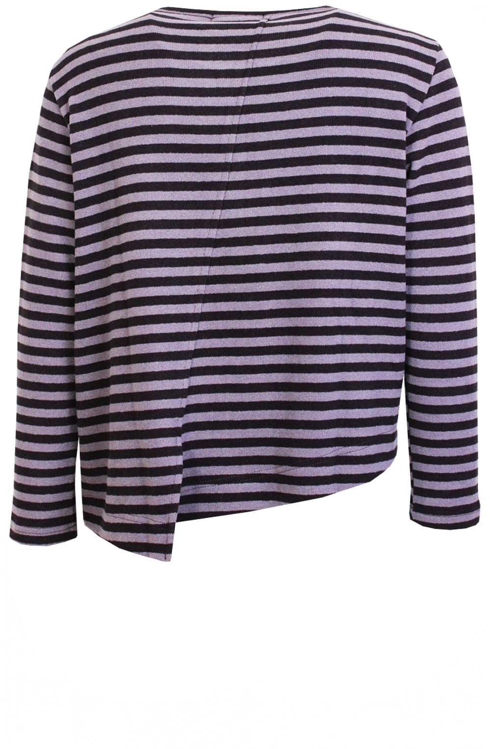 Crema Radicchio Asymmetric Cardigan