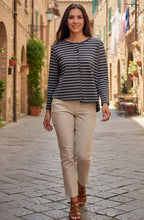 Crema Riga Anthracite Asymmetric Cardigan
