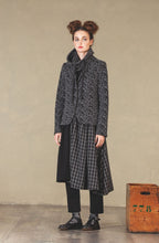 Denny Nero Jersey and Checked A Line Dress