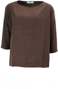 Elfo Check Design Blouse