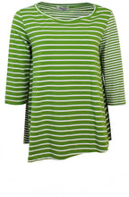 Giotto Avocado Striped Top