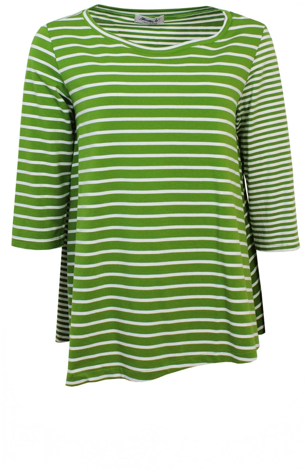 Giotto Avocado Striped Top