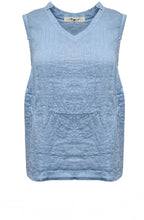 Giove Anice Sleeveless Linen Top
