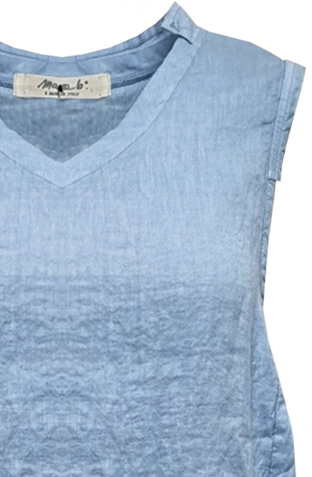 Giove Anice Sleeveless Linen Top