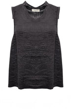 Giove Caffe Sleeveless Linen Top