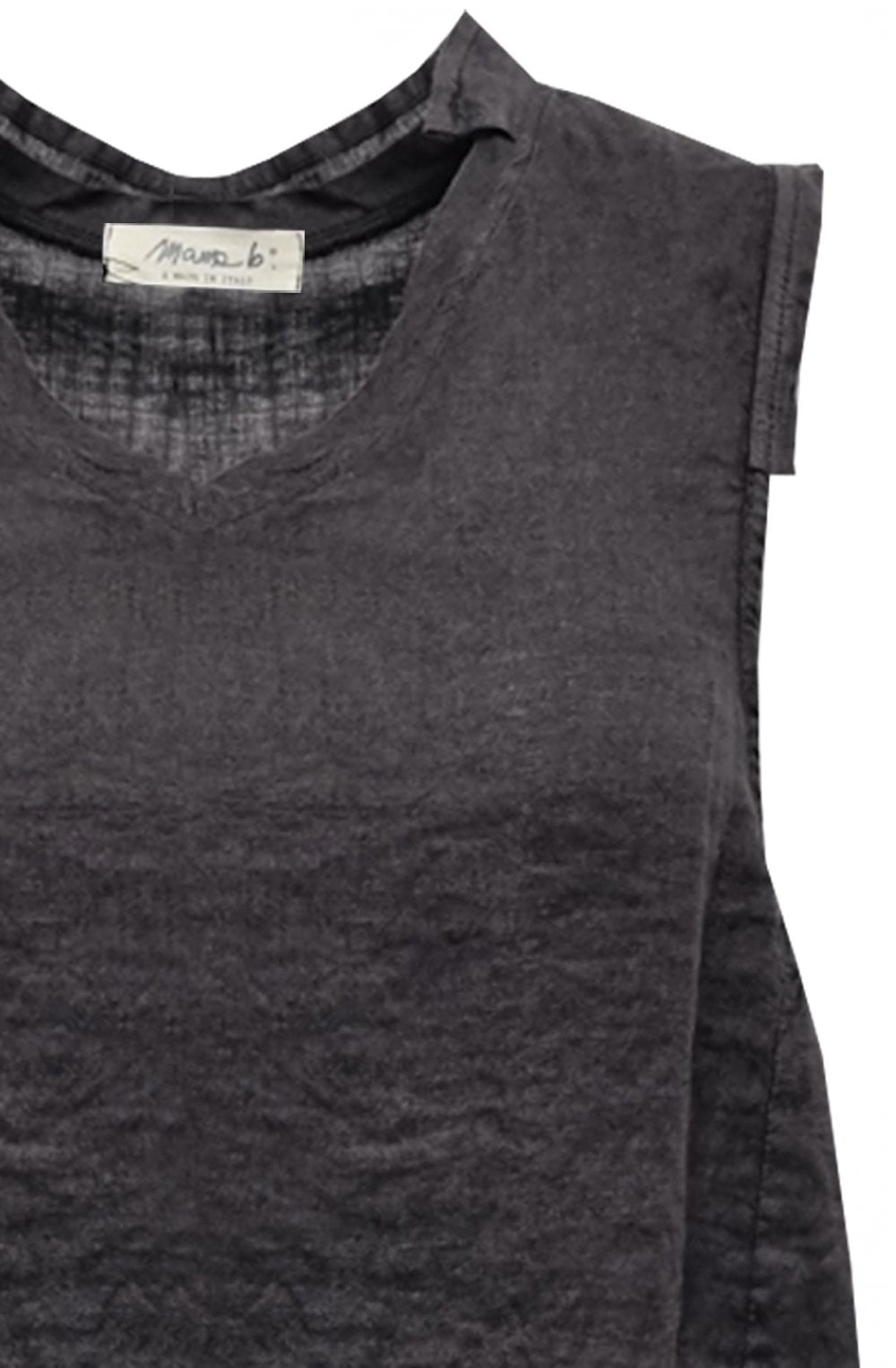 Giove Caffe Sleeveless Linen Top