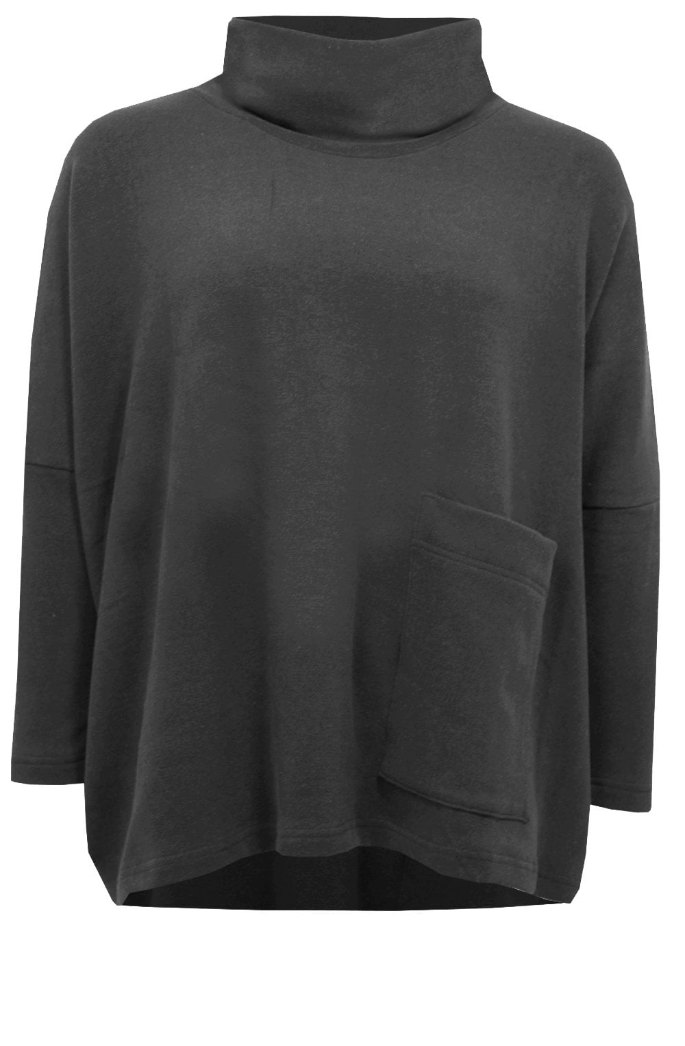 Grey High Neck Jumper