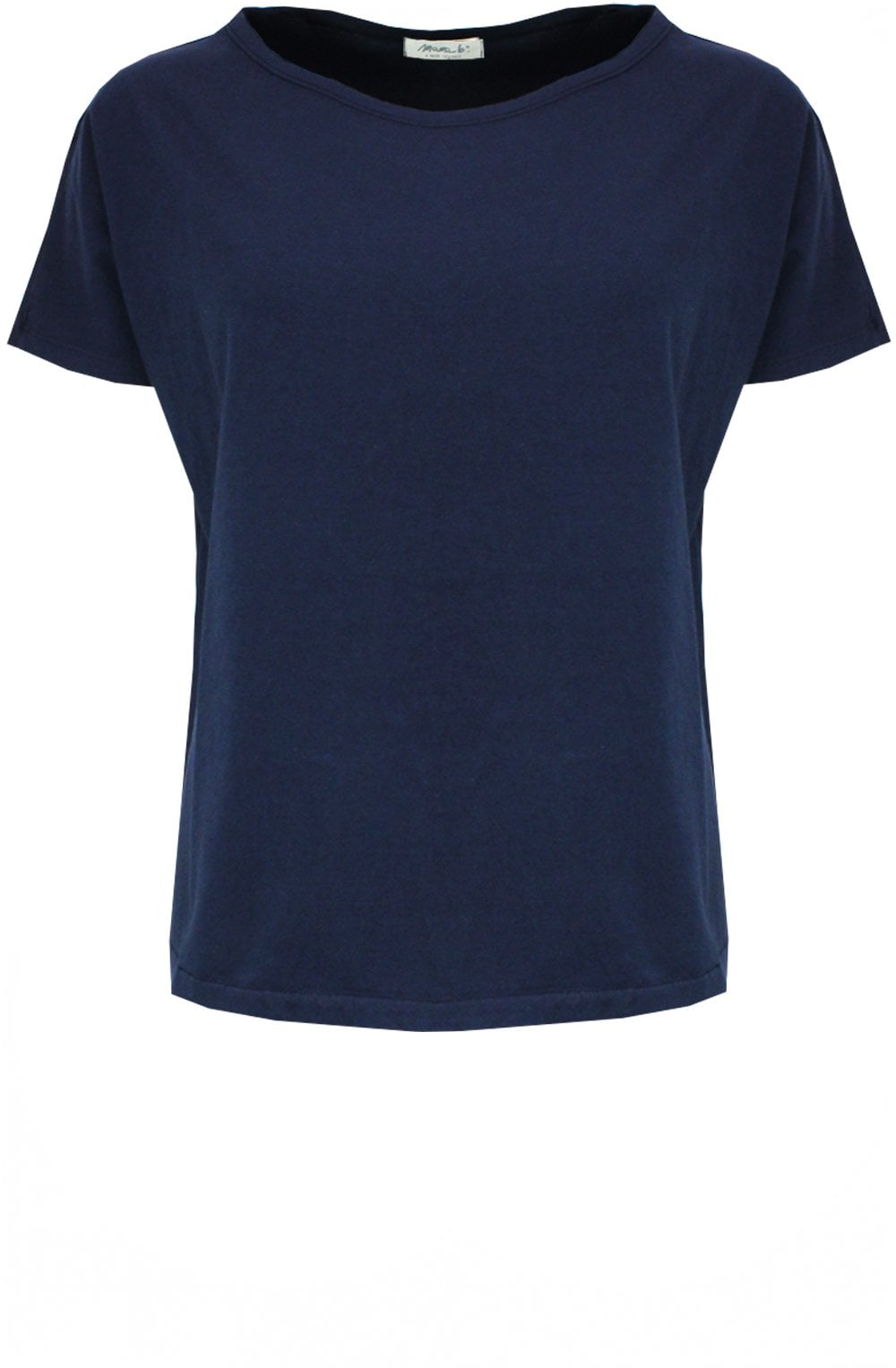 Ibisco Navy Boxy Shape T Shirt