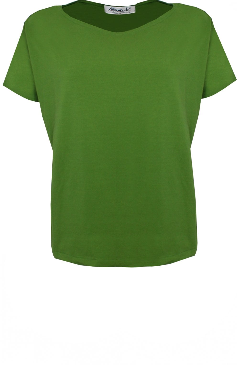 Ibisco U Avocado Boxy Shape T Shirt