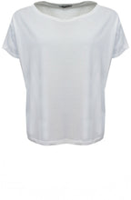Ibisco U Latte Boxy Shape T Shirt