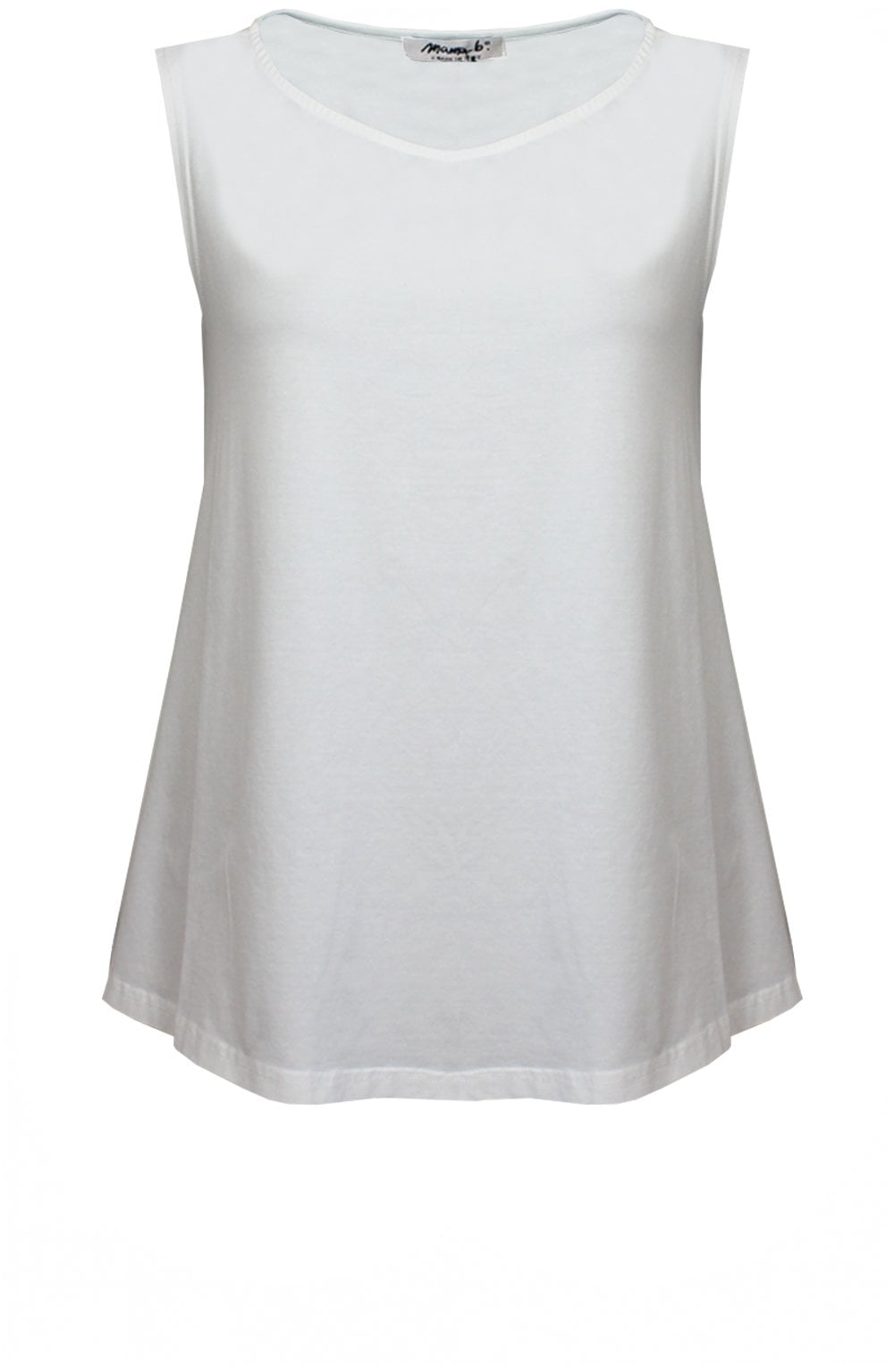 Isola U Latte Sleeveless Trapeze Top