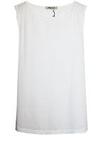 Isola White Sleeveless Top