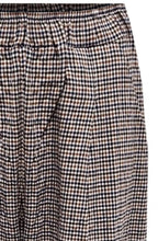 Laguna Navy and Tan Check Bianco Culottes