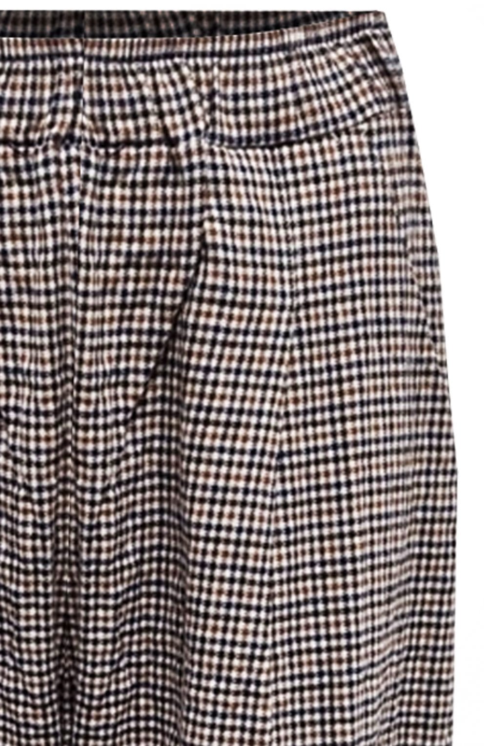 Laguna Navy and Tan Check Bianco Culottes