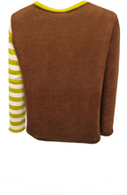 Laguna Navy Tan and Lime Belvi Jumper