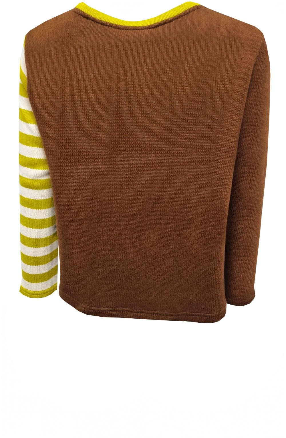 Laguna Navy Tan and Lime Belvi Jumper