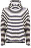 Lavender and Cream Moyet Cowl Neck Jumper