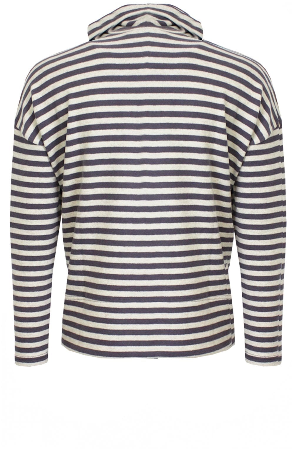Lavender and Cream Moyet Cowl Neck Jumper