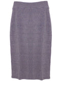 Lilla Grey Knit Midi Skirt