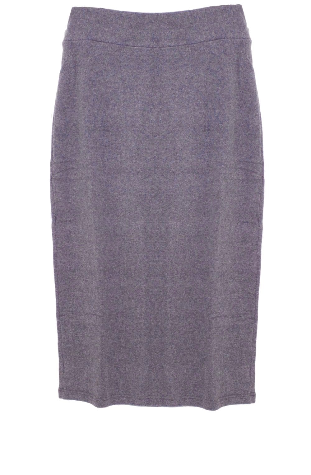Lilla Grey Knit Midi Skirt