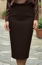 Lilla Moro Brown Midi Skirt