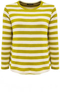 Lime and Cream Biro U Jumper