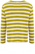 Lime and Cream Biro U Jumper