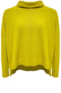Lime Moyet Cowl Neck Jumper