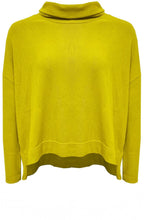 Lime Moyet Cowl Neck Jumper