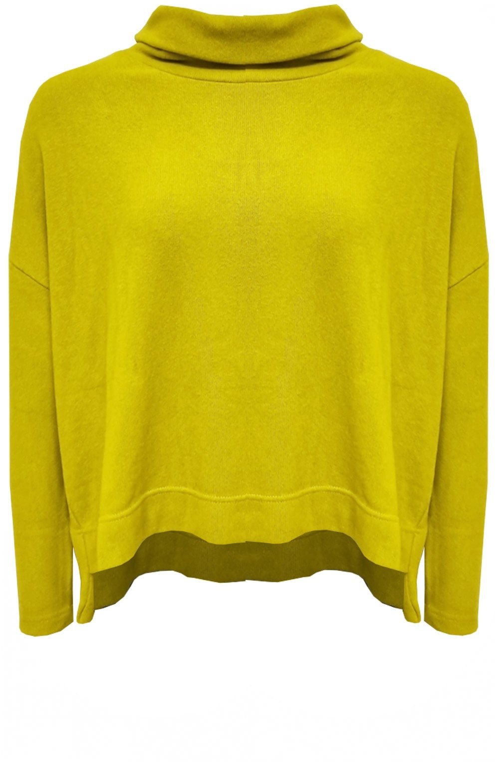 Lime Moyet Cowl Neck Jumper