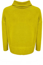 Lime Moyet Cowl Neck Jumper