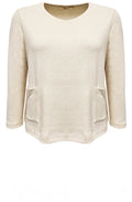 Mandorla Colla Double Pocket Jumper