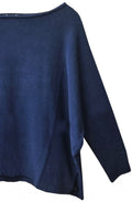 Martis Blu Side Split Oversized Jumper
