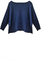 Martis Blu Side Split Oversized Jumper
