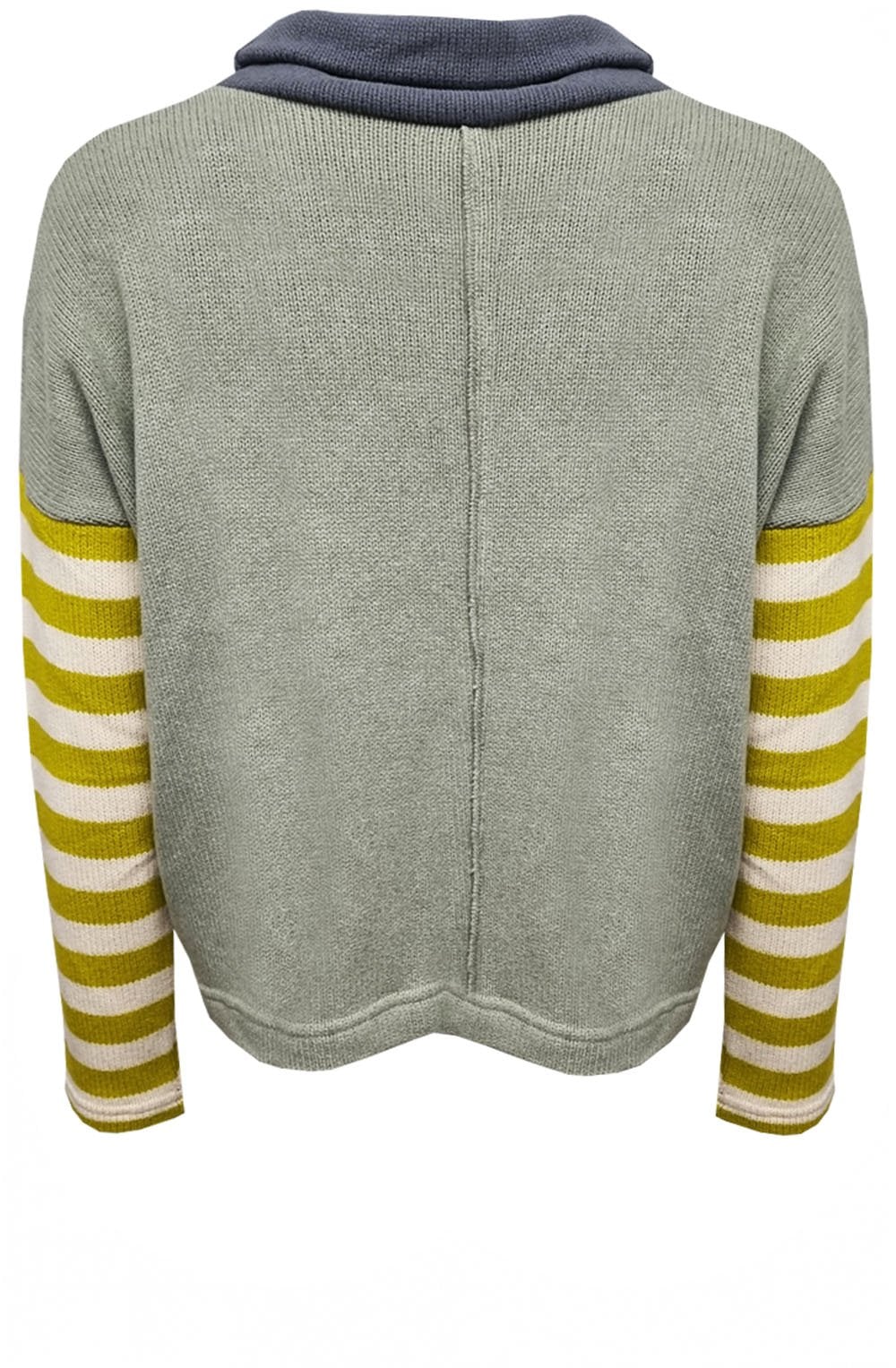 Mastice Putty Grey and Lime Bulzi Jumper