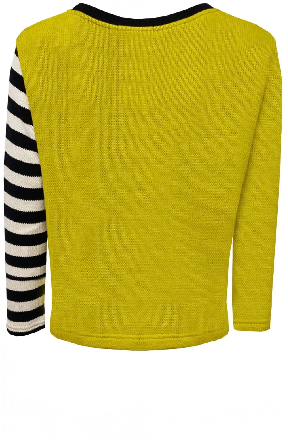 Mastice Putty Lime and Black Belvi Jumper